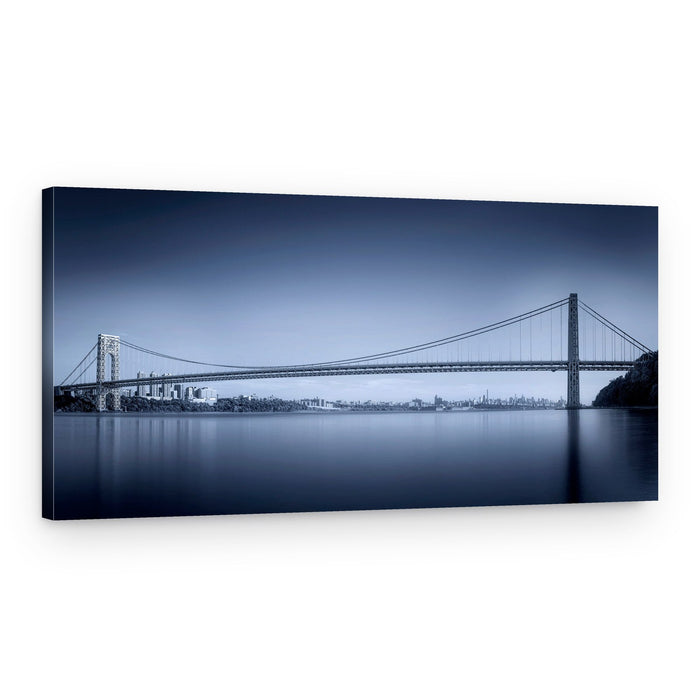 Blue Bridge Serenity – Canvas Print