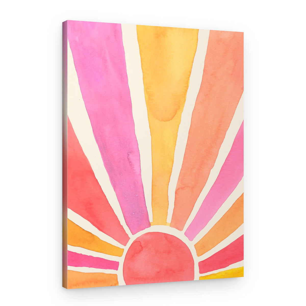 Vibrant Sun Rays – Canvas Print