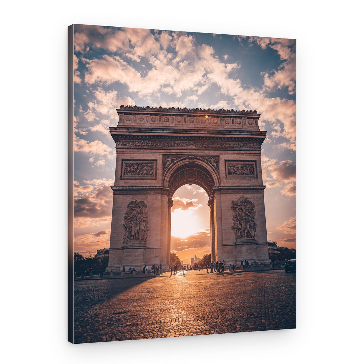 Arc de Triomphe Sunset – Canvas Print