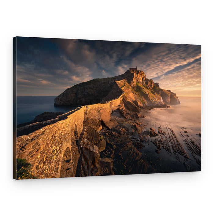 San Juan Gaztelugatxe Sunset – Canvas Print
