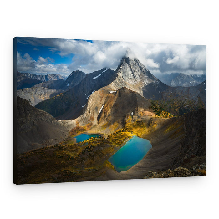 Alpine Autumn Lakes – Canvas Print