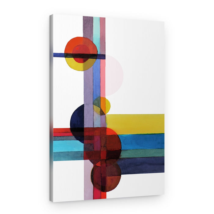 Colorful Geometric Abstract – Canvas Print