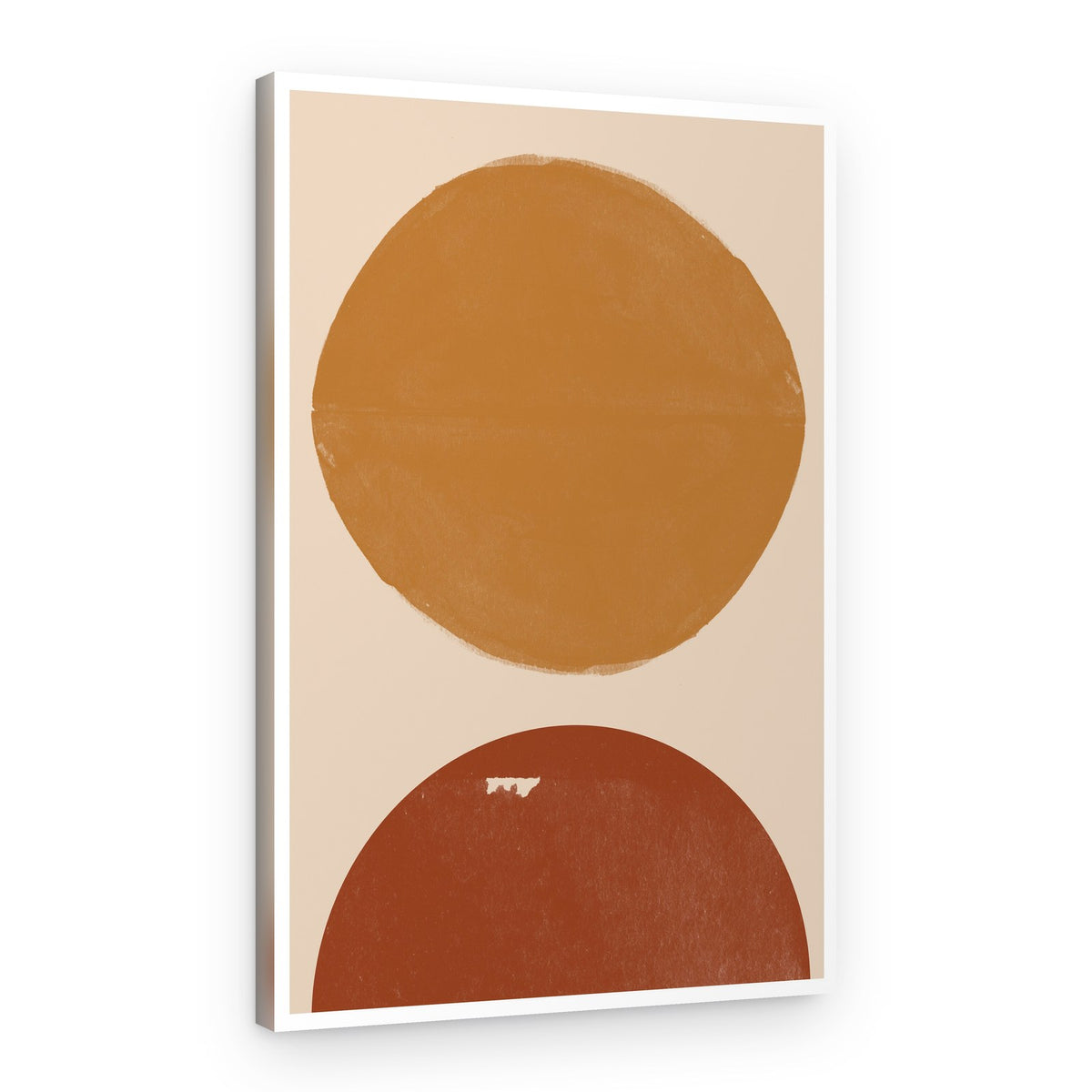 Dual Circles Harmony – Canvas Print