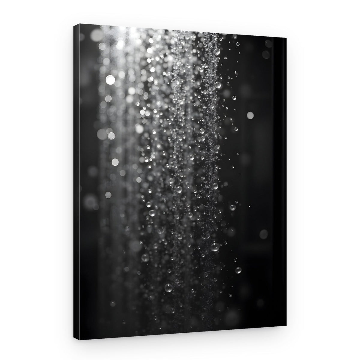 Refreshing Water Drops – Canvas Print