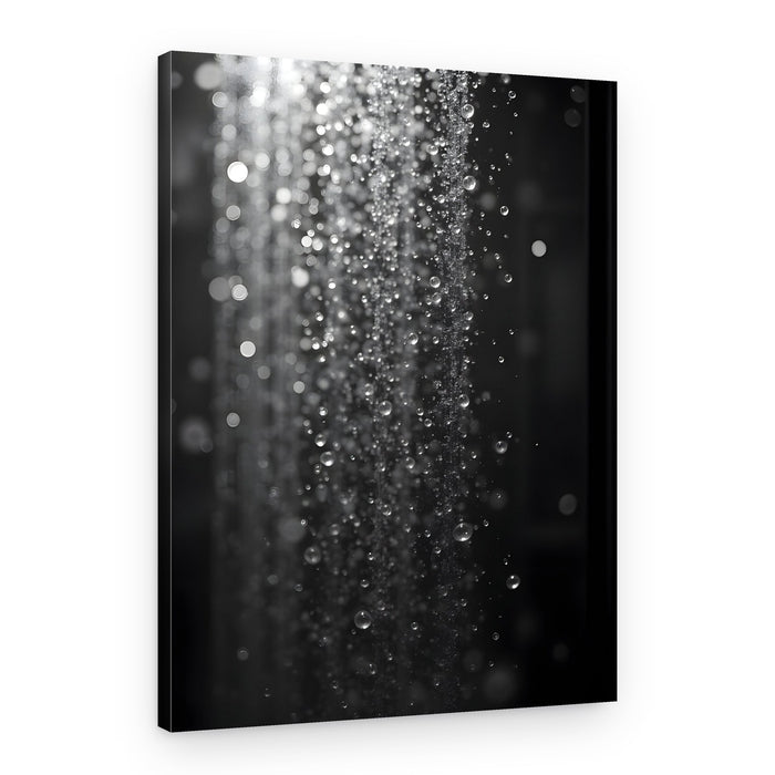 Refreshing Water Drops – Canvas Print