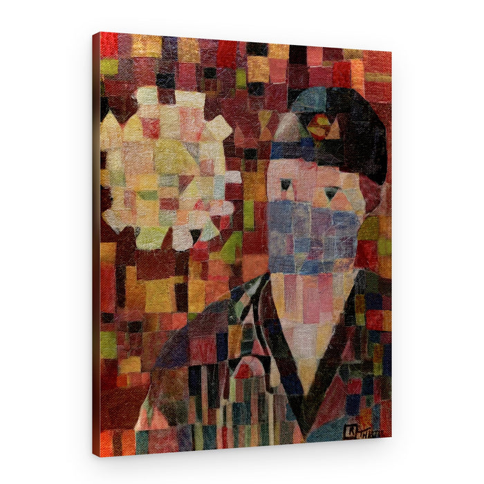 Masked Abstract Portrait – Canvas Print