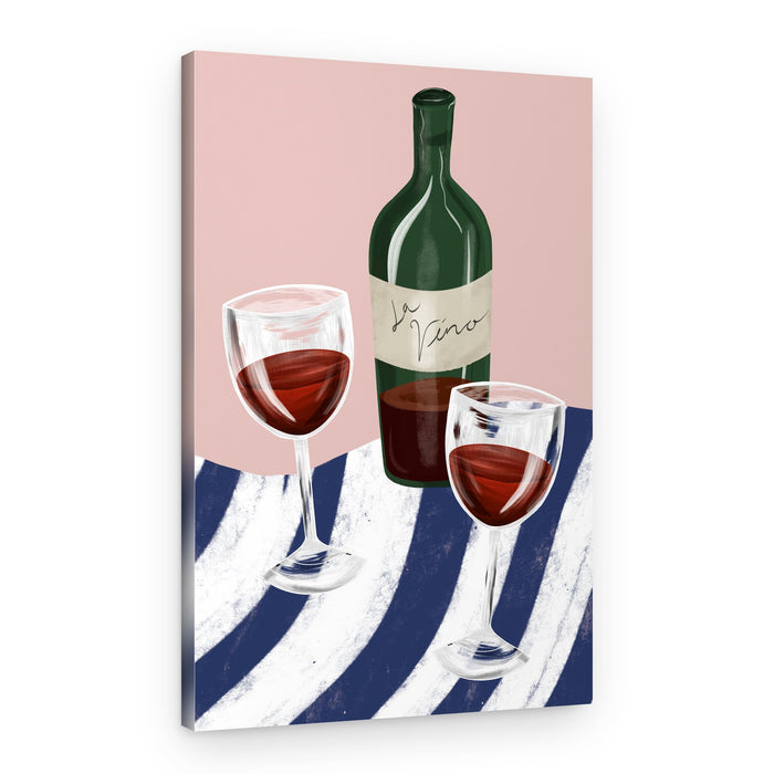 Red Wine Still Life – Canvas Print