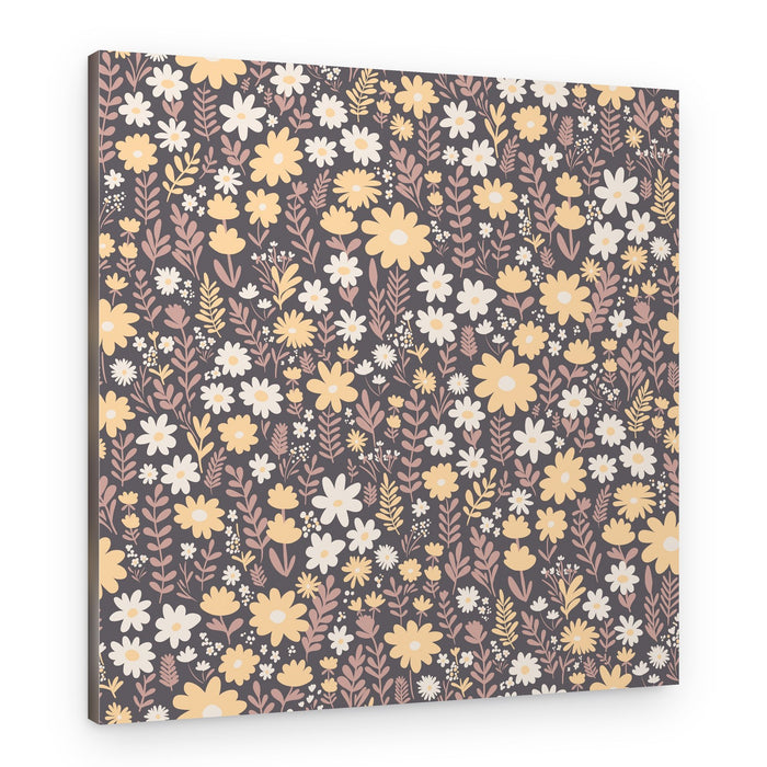 Whimsical Flower Meadow – Canvas Print