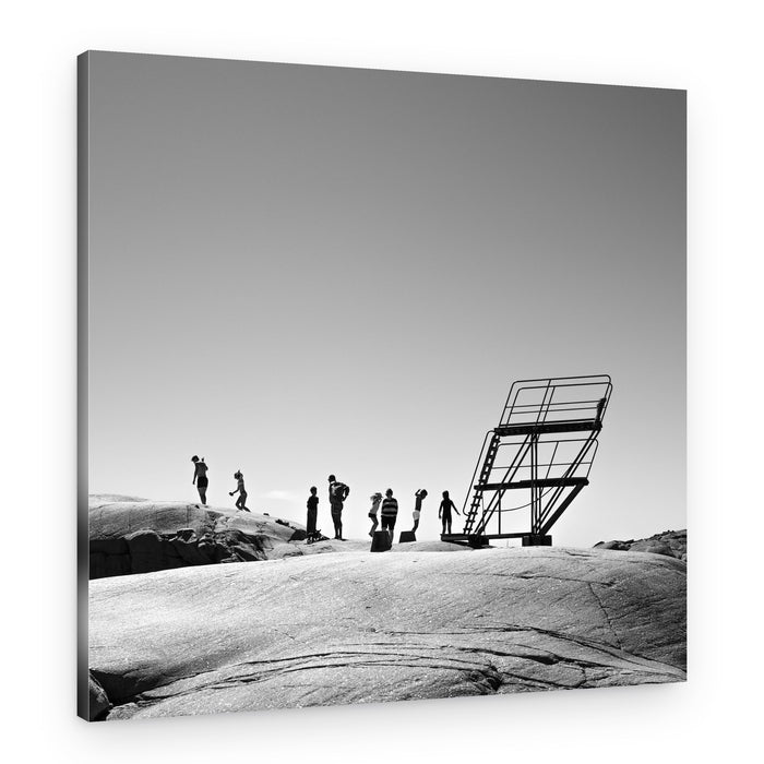 Coastal Diving Fun – Canvas Print