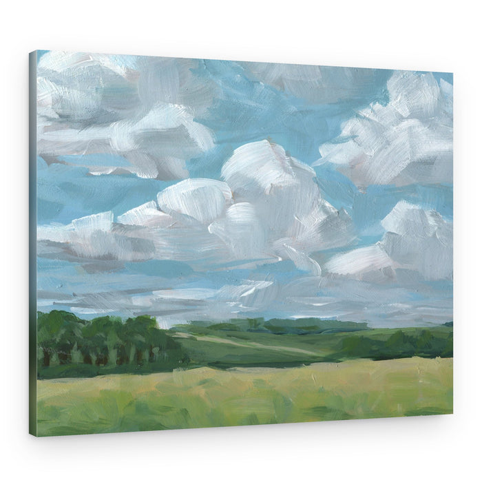 Summer Sky Over Fields – Canvas Print