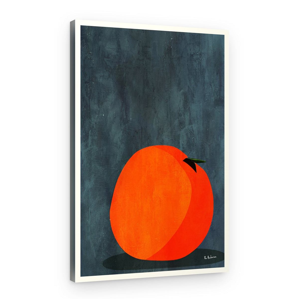 Vibrant Orange Still Life – Canvas Print