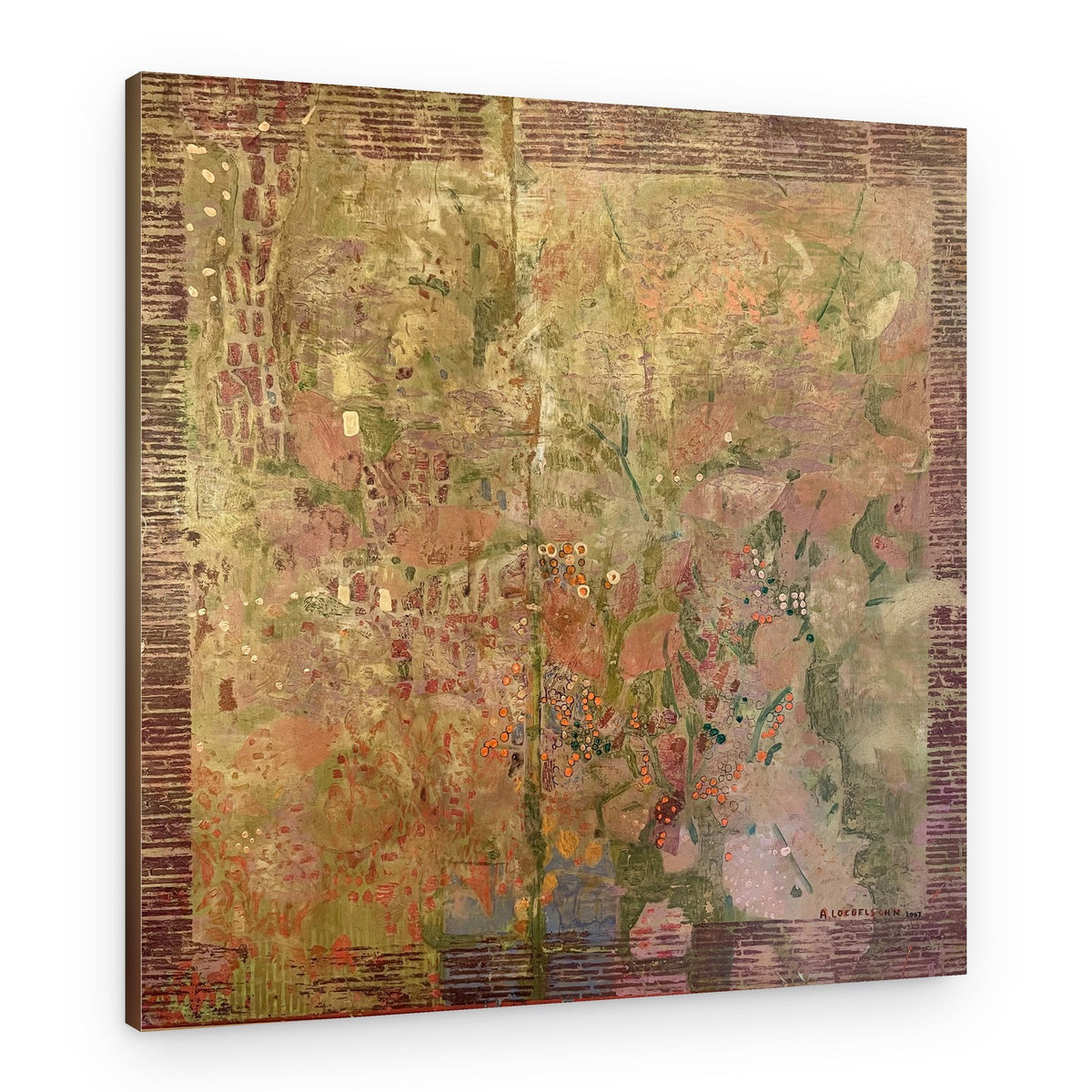 Abstract Garden Textures – Canvas Print