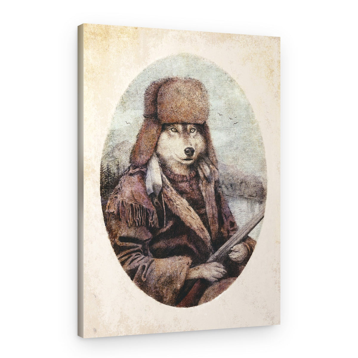 The Huntsman Wolf – Canvas Print