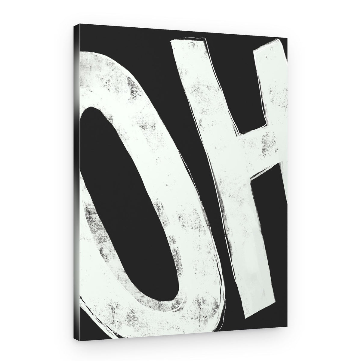 Bold OH Statement – Canvas Print
