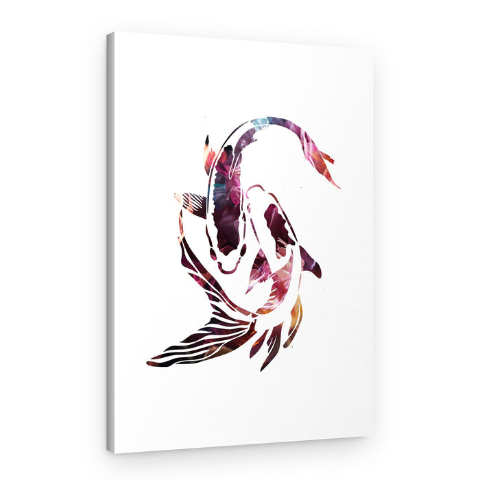 Vibrant Koi Flow – Canvas Print