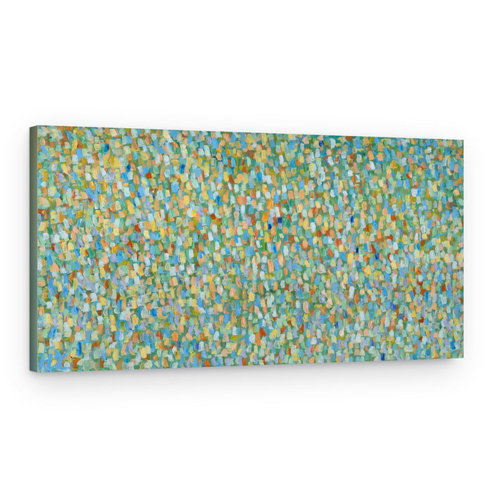 Vibrant Textured Meadow – Canvas Print