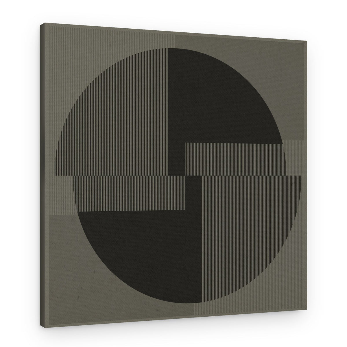 Geometric Circle Illusion – Canvas Print