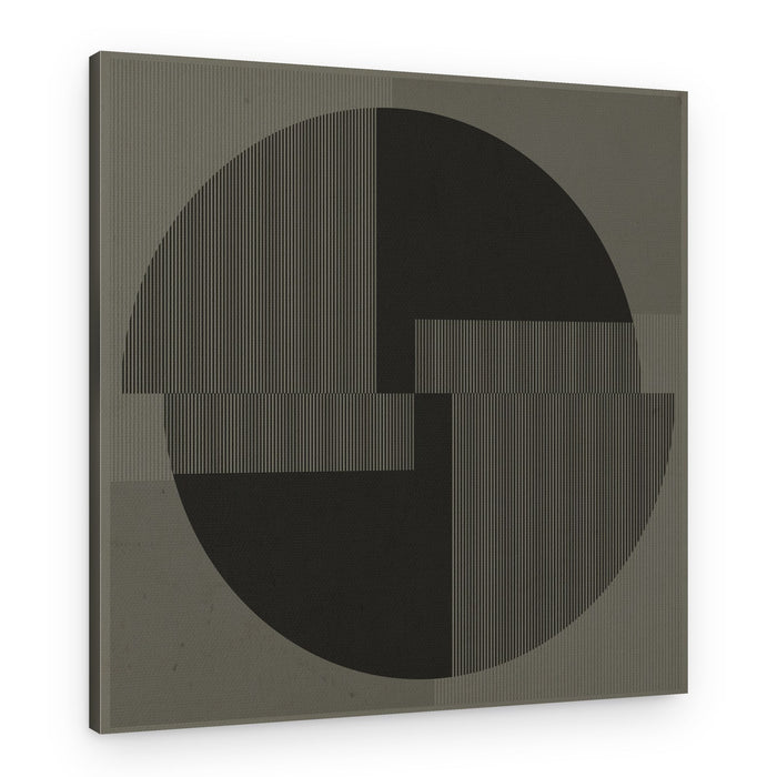Geometric Circle Illusion – Canvas Print