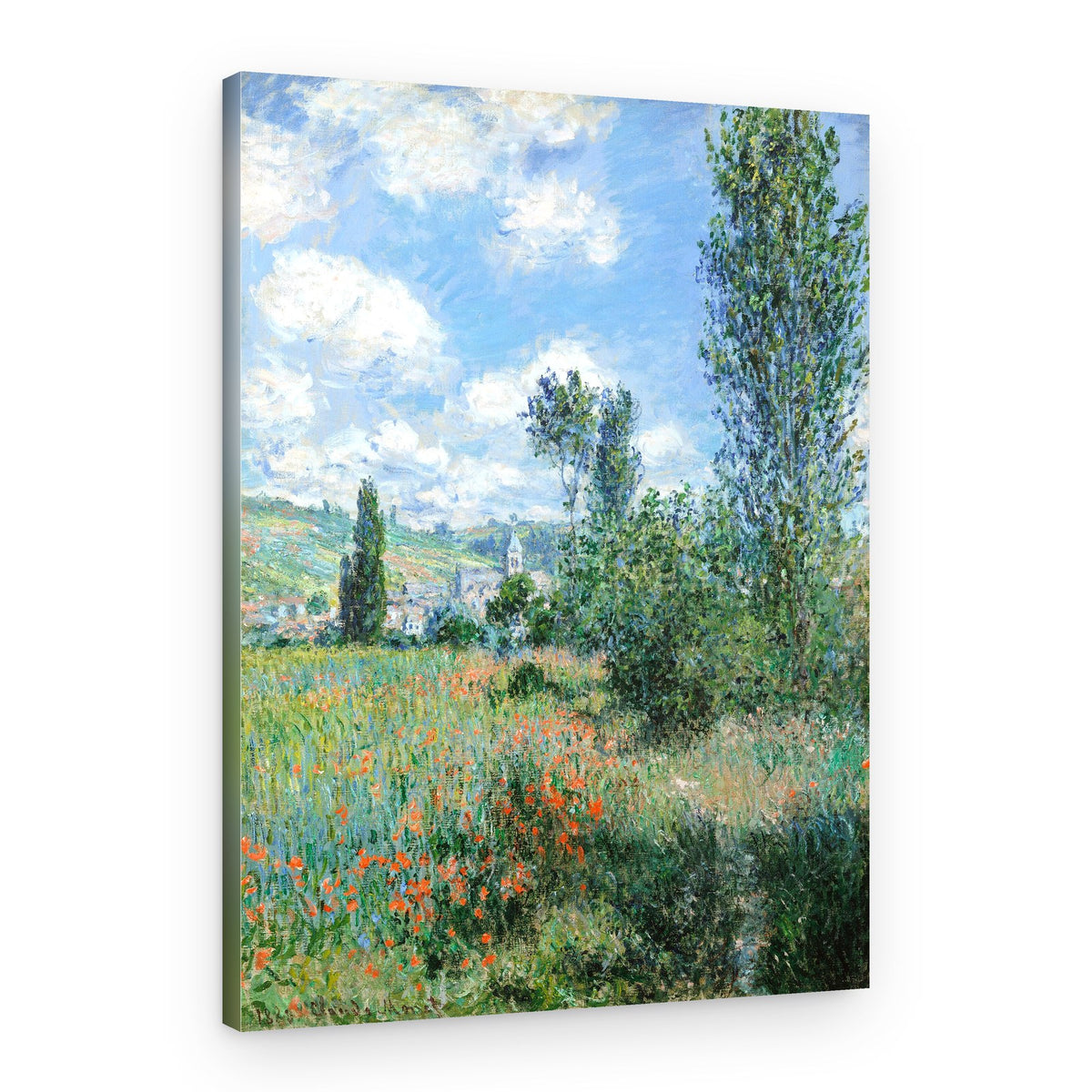 View of Vétheuil (1880) – Canvas Print