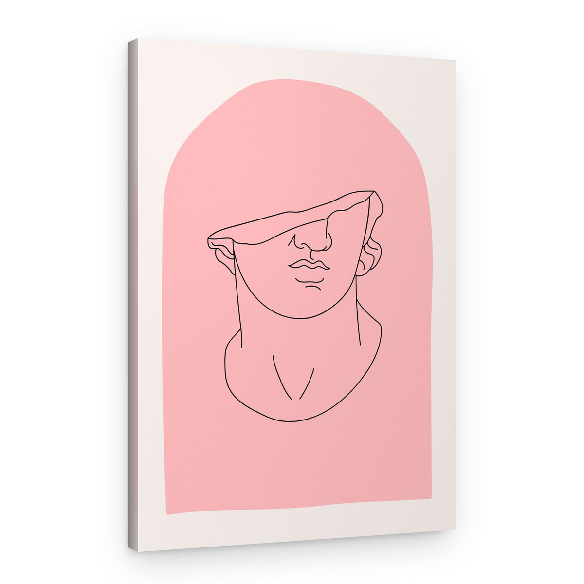 Pink Arch Sculpture – Canvas Print