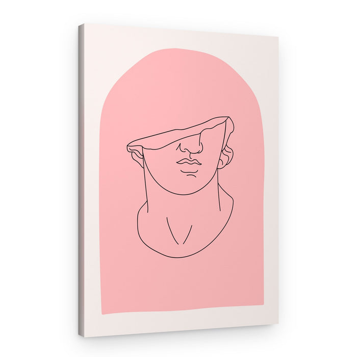 Pink Arch Sculpture – Canvas Print