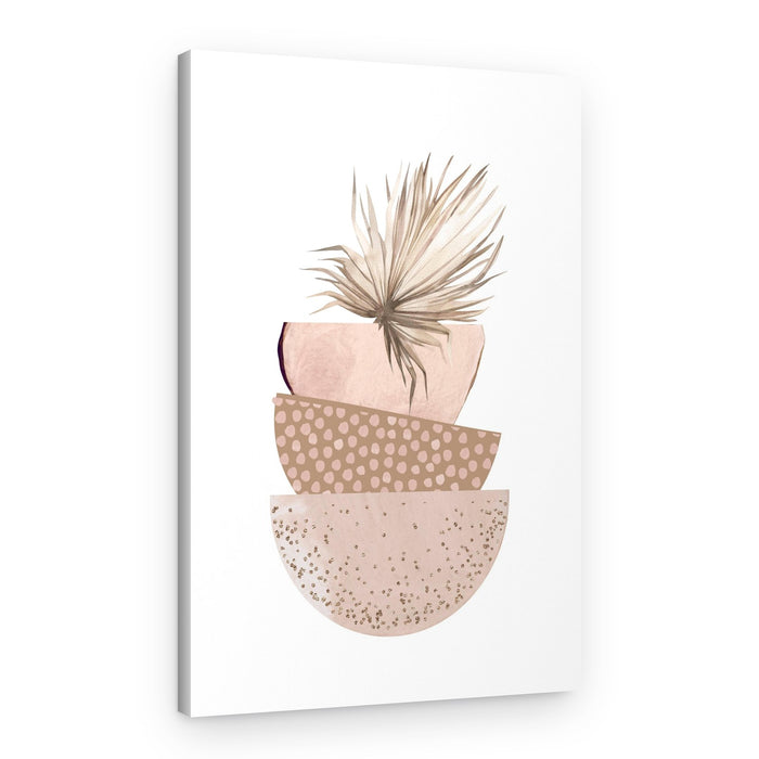Desert Palm Shapes – Canvas Print