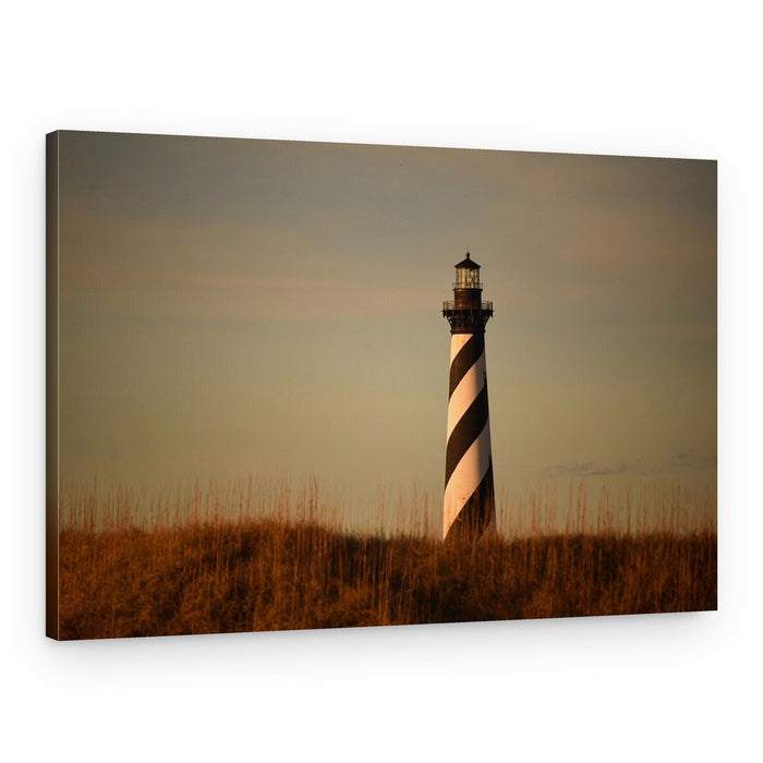 Golden Hour Lighthouse – Canvas Print