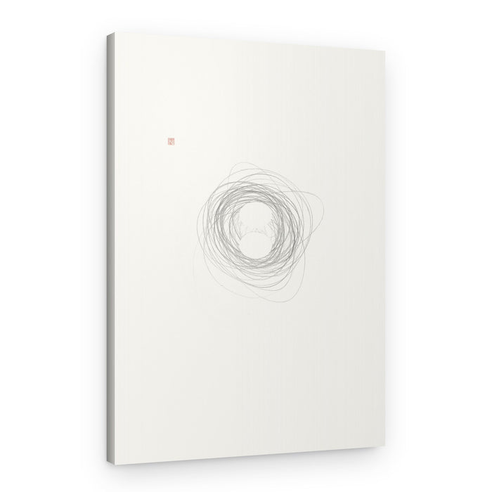Swirling Zen Circle – Canvas Print