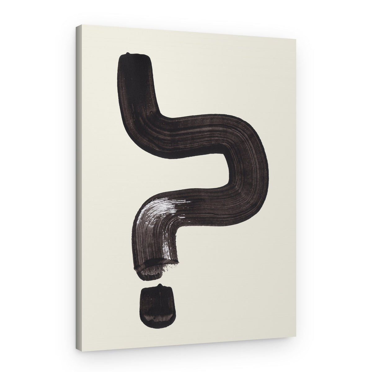 Bold Query Mark – Canvas Print