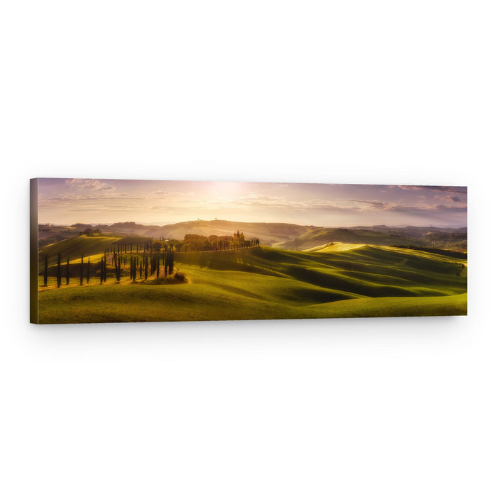 Rolling Tuscan Cypress Hills – Canvas Print