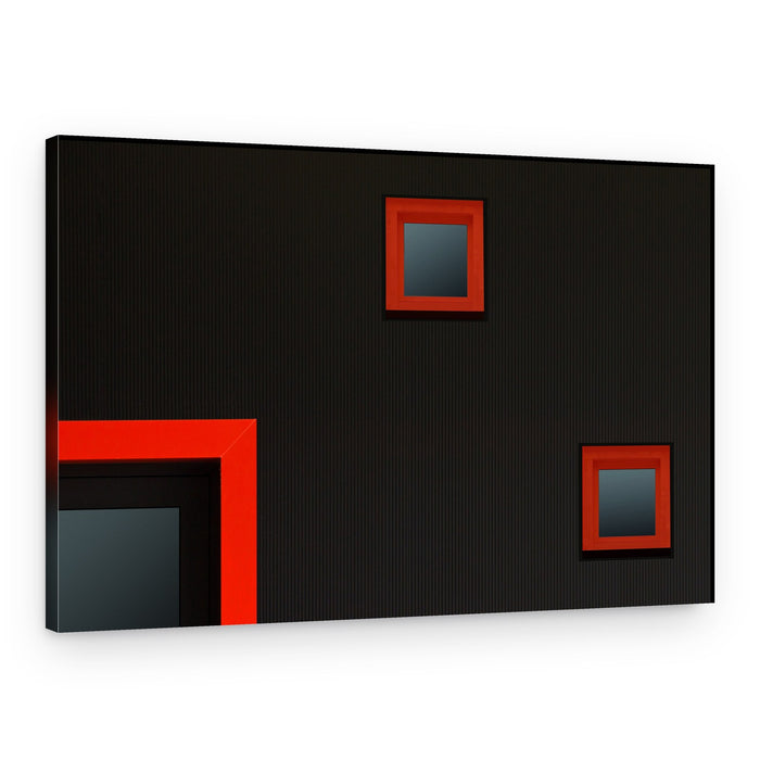 Modern Red Frames – Canvas Print