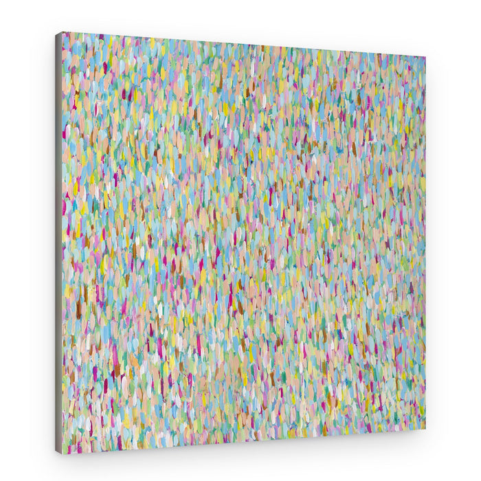 Vibrant Brushstroke Pattern – Canvas Print