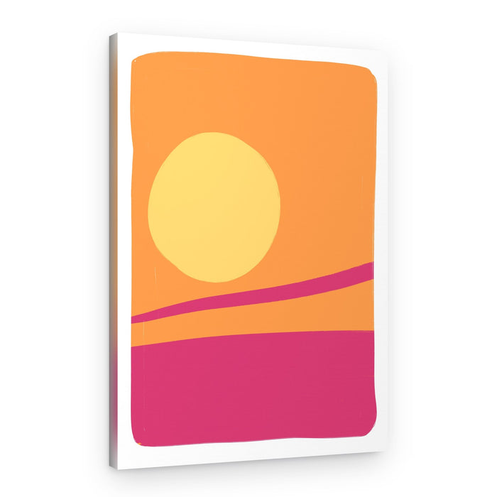 Vibrant Sunset Glow – Canvas Print