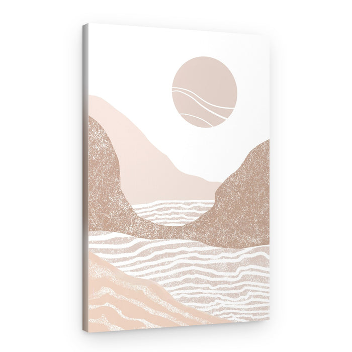 Boho Mountain Sun – Canvas Print