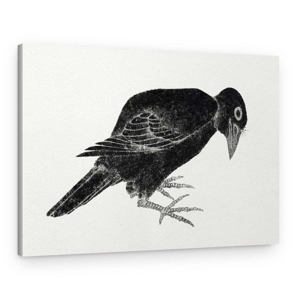 Bird, From Album of Sketches (1814) Vintage Japanese Woodblock Prints – Canvas Print