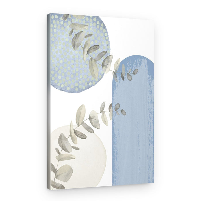 Eucalyptus Blue Shapes – Canvas Print