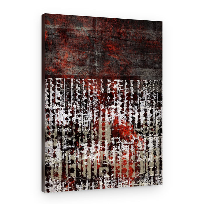 Red Grunge Abstract – Canvas Print