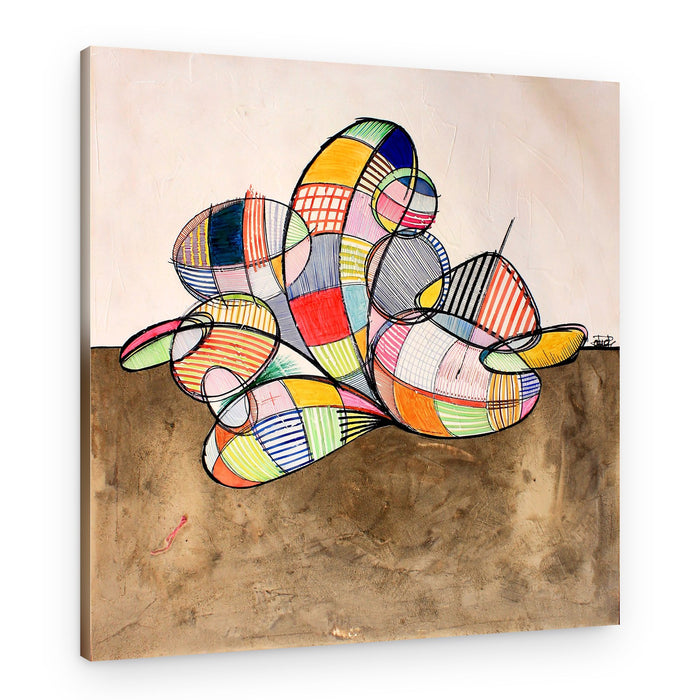 Colorful Abstract Shapes – Canvas Print