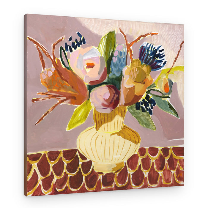 Mauve Bouquet – Canvas Print
