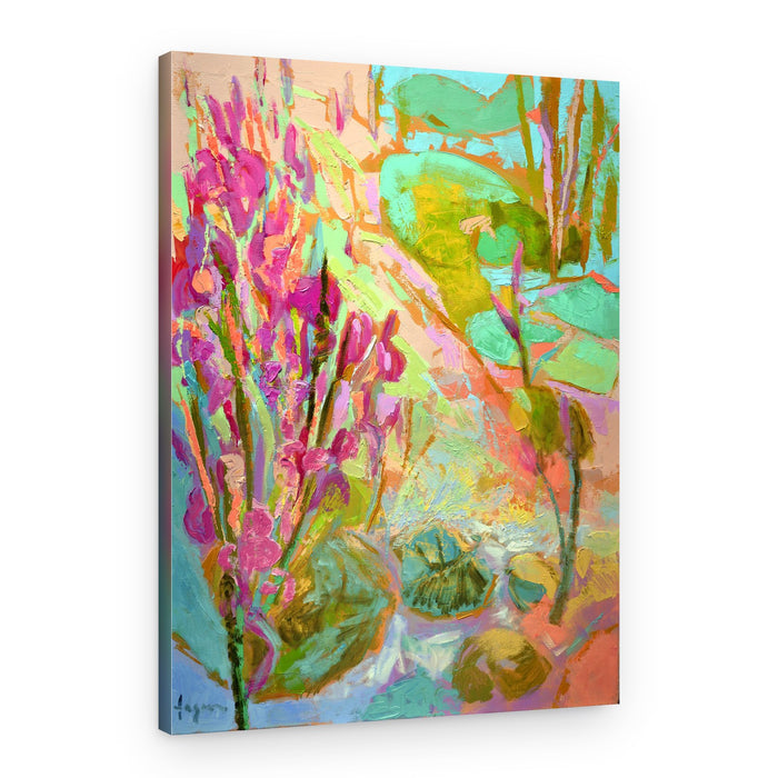 Vibrant Spring Garden – Canvas Print