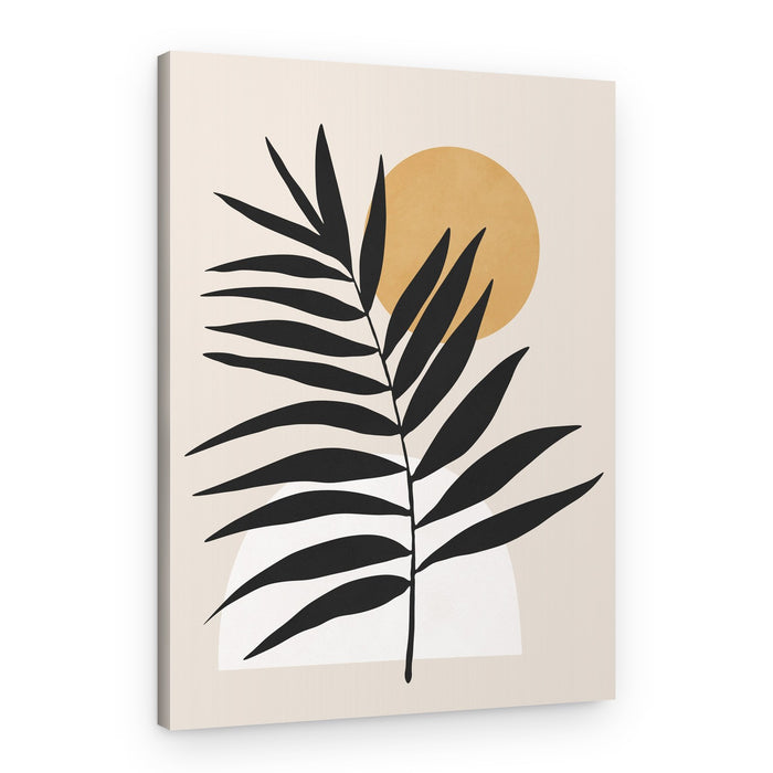 Golden Palm Sun – Canvas Print