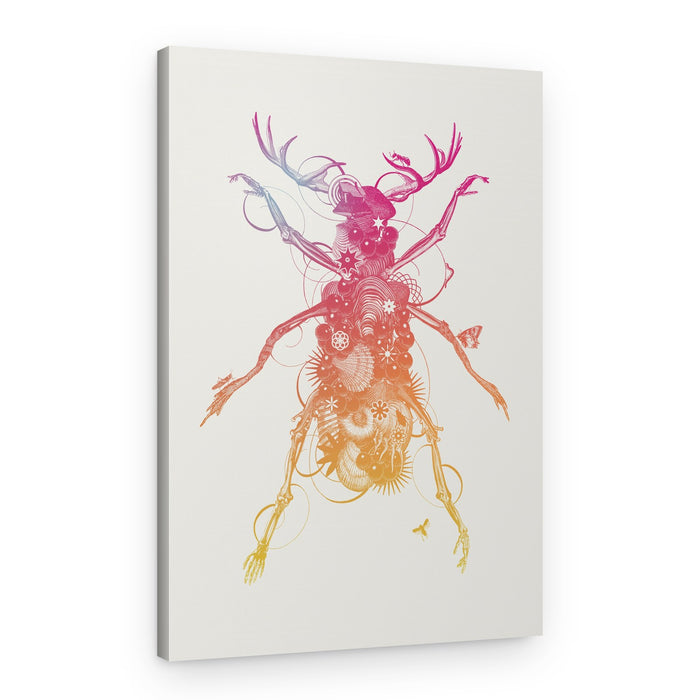 Vibrant Fantasy Car – Canvas Print