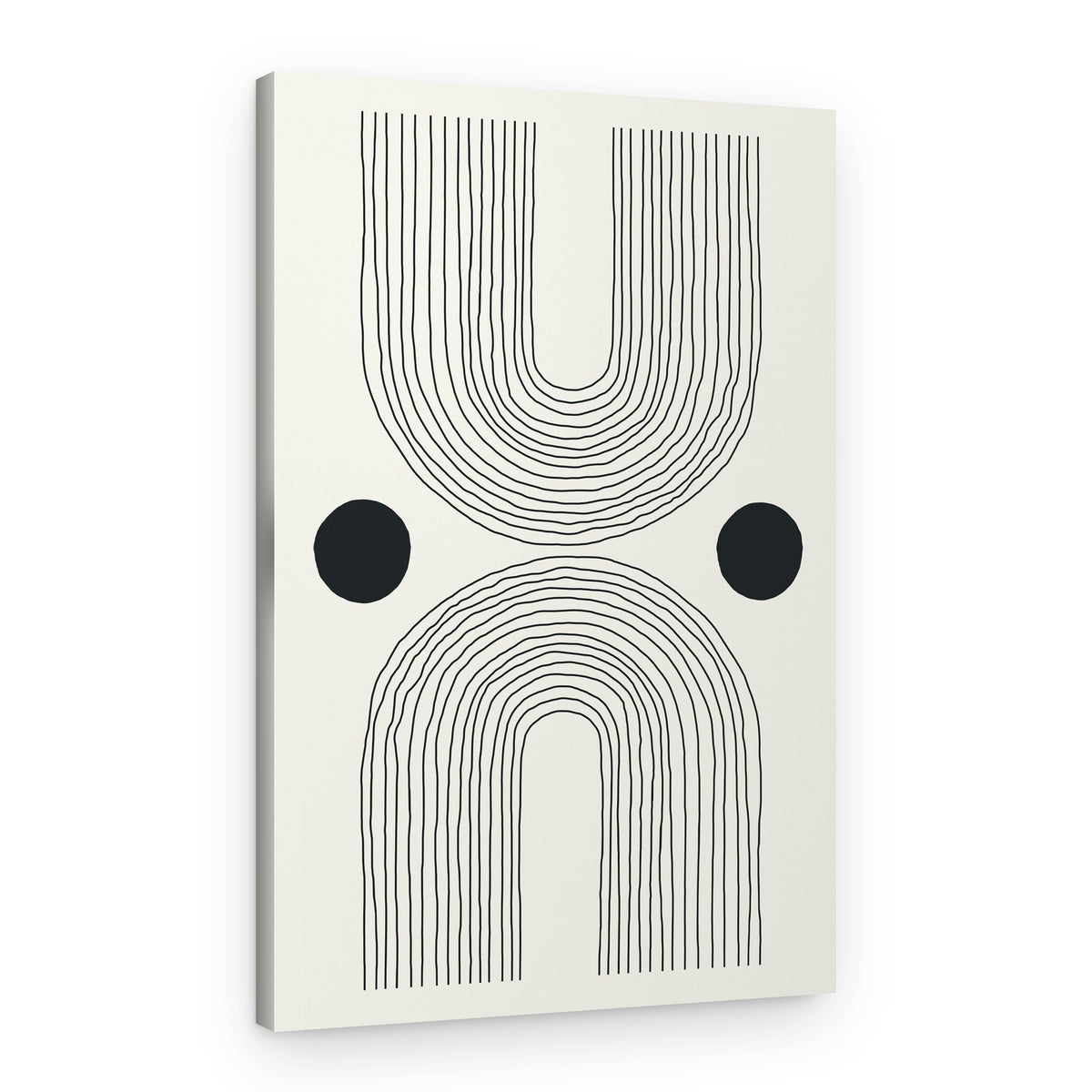 Modern Arches And Circles – Canvas Print