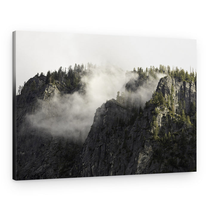 Misty Mountain Forest – Canvas Print