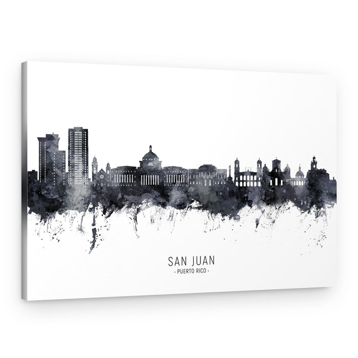 San Juan Skyline Watercolor – Canvas Print