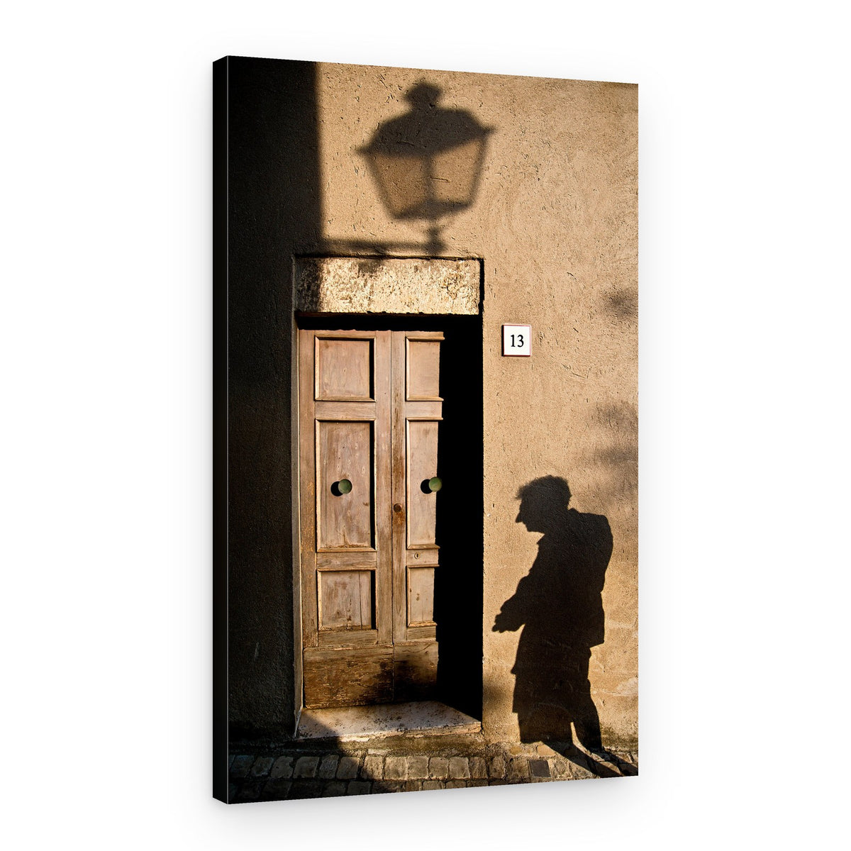 Urban Shadow Play – Canvas Print