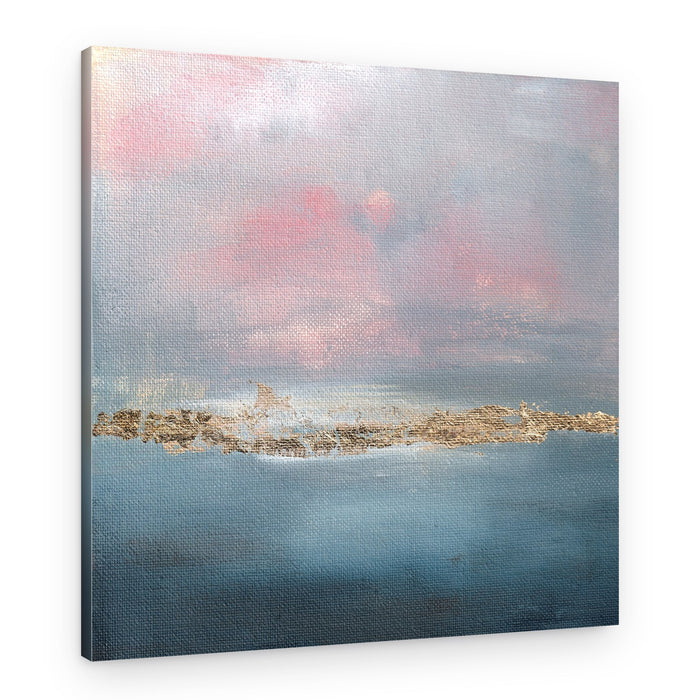Pink Sky Gold Horizon – Canvas Print