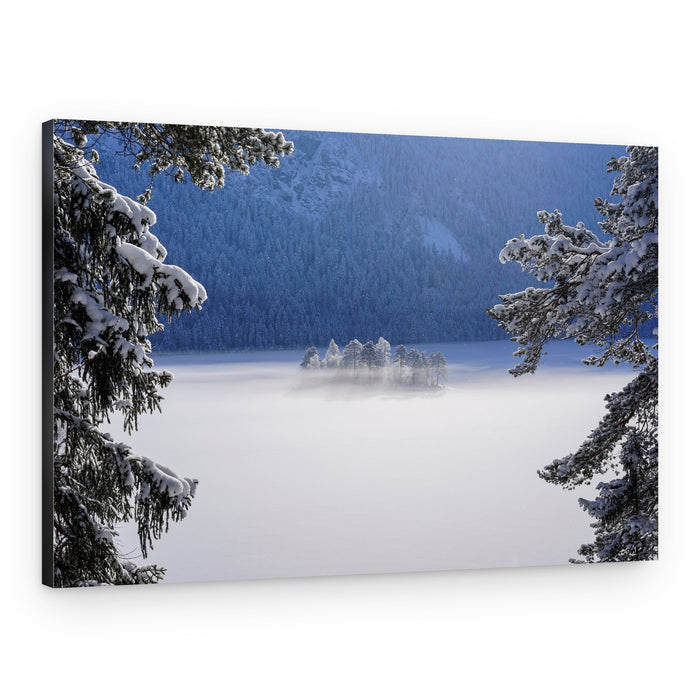 Winter Island Mist – Canvas Print