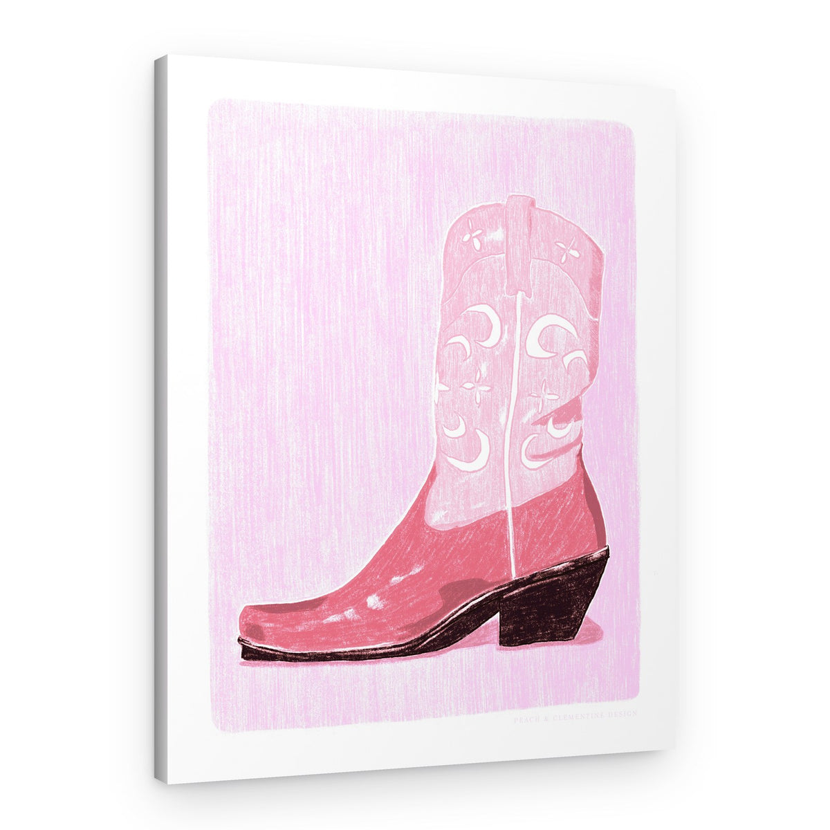 P&c Cowgirlboot – Canvas Print