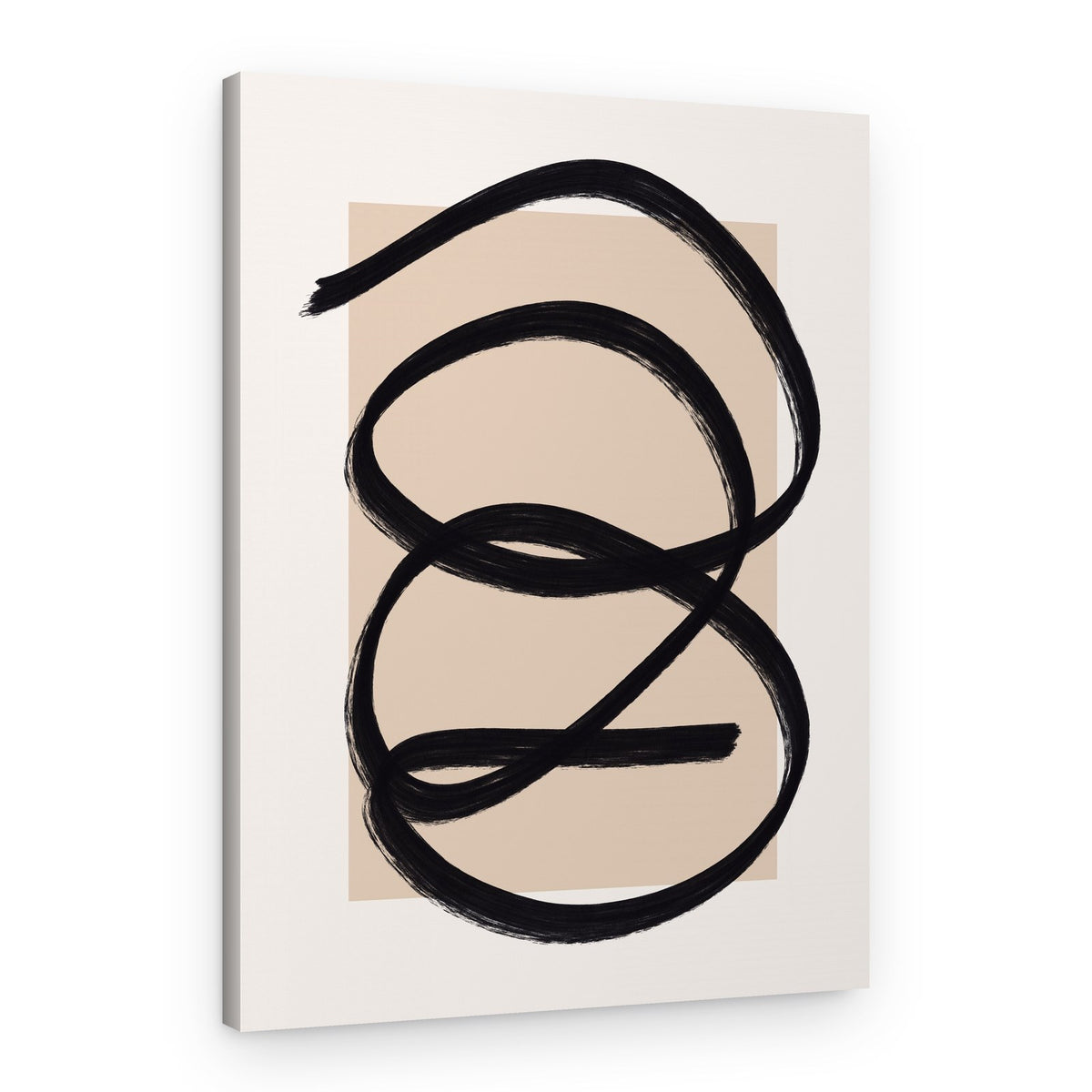 Flowing Abstract Strokes – Canvas Print